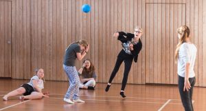 Stikbold i gymnastiksalen