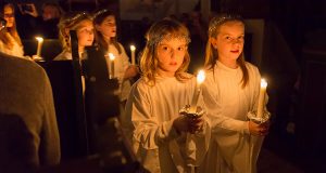 Kor - Luciaoptog i Tybjerg Kirke